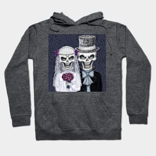 Skull Wedding Dolls Portrait Hoodie